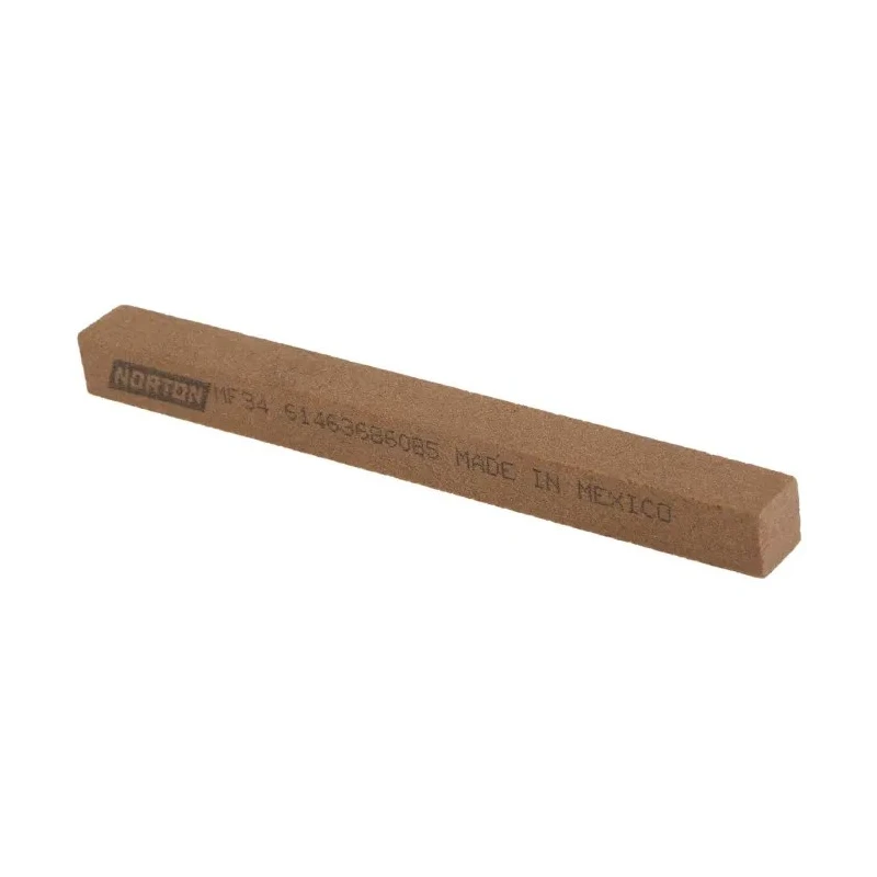 Norton Medium Grade Square Aluminium Oxide Sharpening Stone 102mm x 10mm x 10mm 61463686085