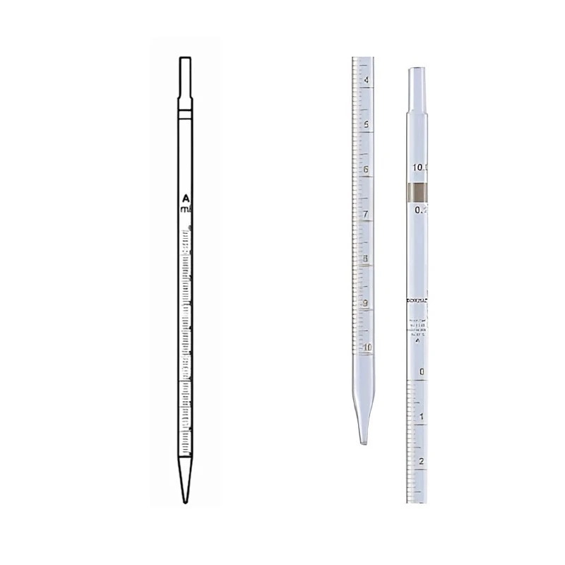 Pipettes Measuring Graduated Mohr Type Colour Coded for lab image-1