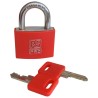 RS PRO Steel Aluminium Padlock Keyed Alike 6 mm Shackle Diameter 43 mm Body Width 195-8230