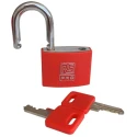 RS PRO Steel Aluminium Padlock Keyed Alike 6 mm Shackle Diameter 43 mm Body Width 195-8230