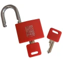 RS PRO Steel Aluminium Padlock Keyed Alike 6 mm Shackle Diameter 43 mm Body Width 195-8230