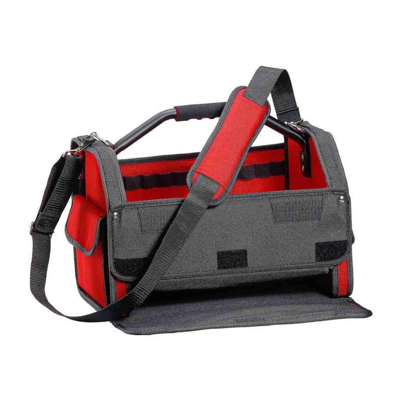 Teng Tools Aluminium Tool Bag with Shoulder Strap Red and Black 360mm x 450mm x 300mm TCSB16