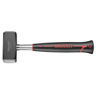 Teng Tools Medium Carbon Steel Head Club Hammer with Steel Handle 1250g HMS1250