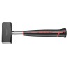 Teng Tools Medium Carbon Steel Head Club Hammer with Steel Handle 1250g HMS1250