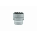 Teng Tools 1/2 in Drive 34 mm 12 Point Bi-Hexagon Chrome Vanadium Socket 45.5mm Overall Length M120534-C