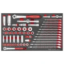 Teng Tools 118 Piece Automotive Tool Kit with Case SCE2