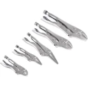 Teng Tools 5-Piece Plier Locking Plier Set TTVG05