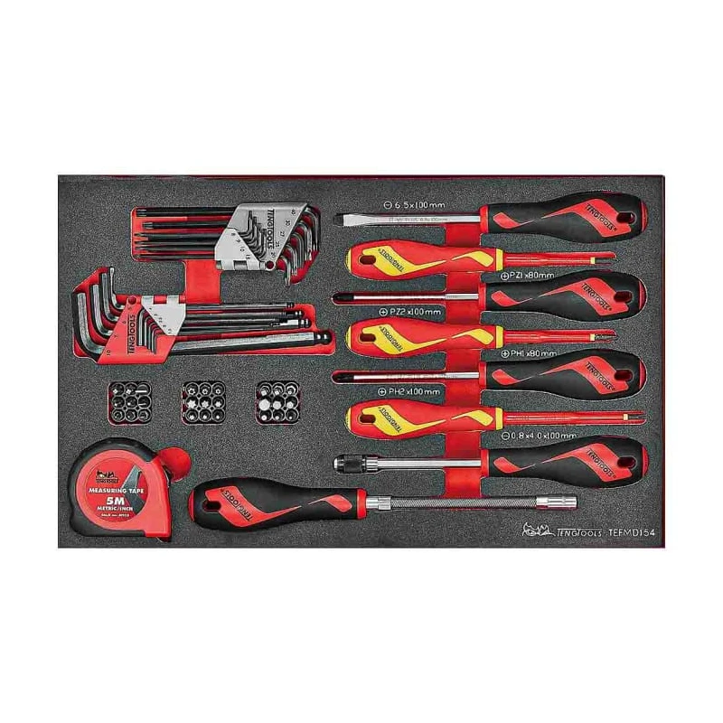 Teng Tools 118 Piece Automotive Tool Kit with Case SCE2