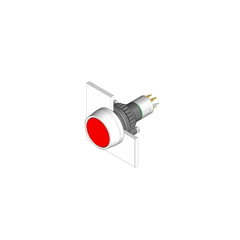 EAO Modular Switch Actuator Push Button Maintained Operation Black 14-473.036