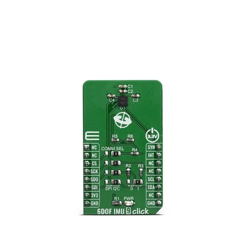 MikroElektronika Sensor Development Tool 6DOF IMU 9 Click Motion Sensor Development Kit MIKROE-3827