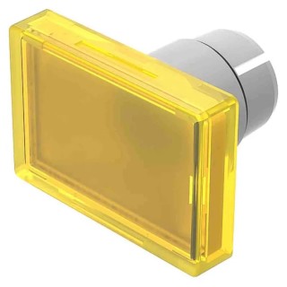 EAO Yellow Modular Switch Lens for Use with Series 22 22-903.4