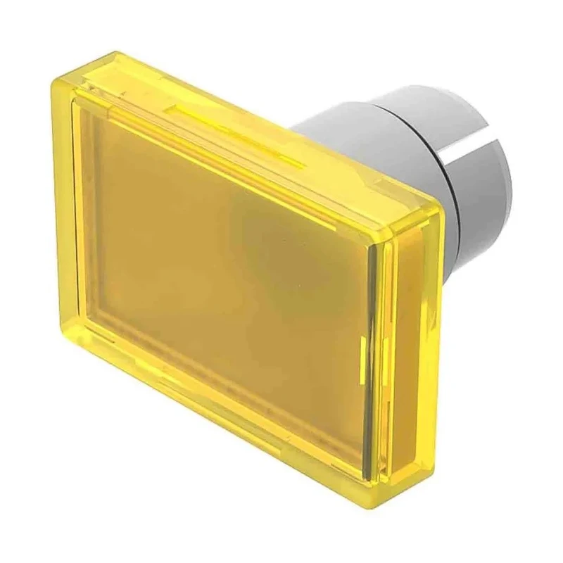 EAO Yellow Modular Switch Lens for Use with Series 22 22-903.4