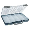 Raaco 25 Cell Blue Polypropylene, Polycarbonate Compartment Box 55 mm x 425 mm x 330 mm 136297
