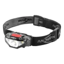 Ansmann LED Head Torch 65 Lumens IP44 Splash Proof Lightweight ABS Housing 80 m Beam Distance 4.3 h Run Time 1600-0260