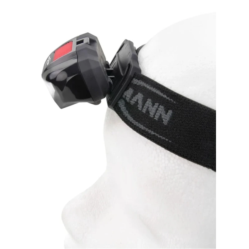 Ansmann LED Head Torch 65 Lumens IP44 Splash Proof Lightweight ABS Housing 80 m Beam Distance 4.3 h Run Time 1600-0260