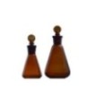 Amber Colour Volumetric Flask With Interchangeable Stopper