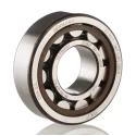 SKF Single-Row Cylindrical Roller Bearing 20 mm ID, 47 mm OD, 14 mm Width, Open End Type, High Speed 19000 rpm NU 204 ECP/C3