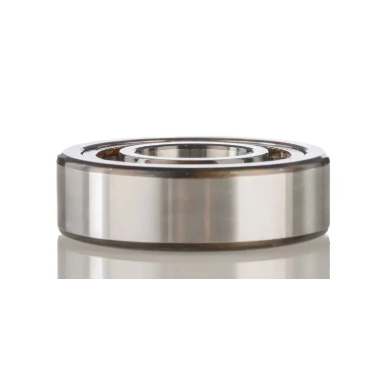 SKF Single-Row Cylindrical Roller Bearing 20 mm ID, 47 mm OD, 14 mm Width, Open End Type, High Speed 19000 rpm NU 204 ECP/C3
