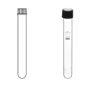 Culture Tube Media Round Bottom With Screw Cap & PTFE Liner Lab image-1