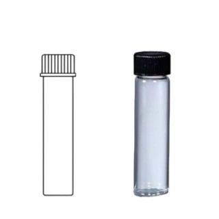 Amber Culture Media Flat Bottom With Screw Cap PTFE Liner Lab image-1