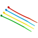 RS PRO Nylon Non-Releasable Cable Tie Kit with 4 Colour-Coded Sizes 100 x 2.5 mm Taiwan 201-3591
