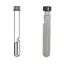 Leighton Tubes for Culture Work With Screw Cap & Cover Slip Lab image-1