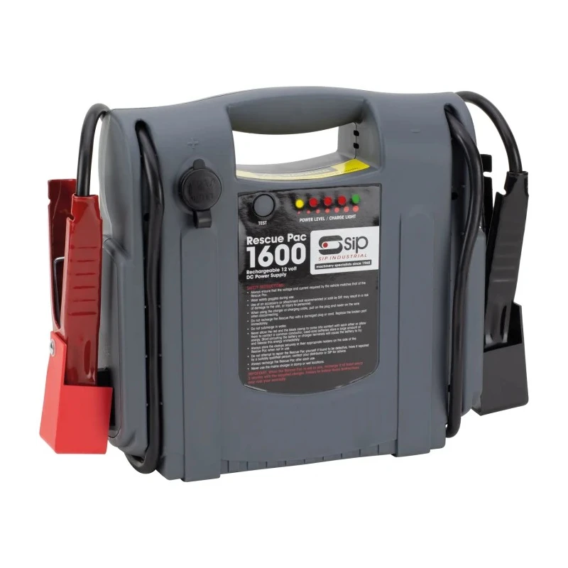 SIP Lead Acid Jump Starter 12V 22Ah Battery Capacity 1600A Boost / 700A Cranking Rate 3936