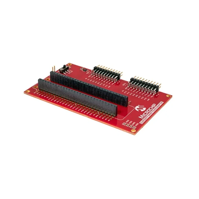 Microchip Adapter Board for use with Curiosity Nano Kits and Xplained Pro Touch Extension Boards AC80T88A