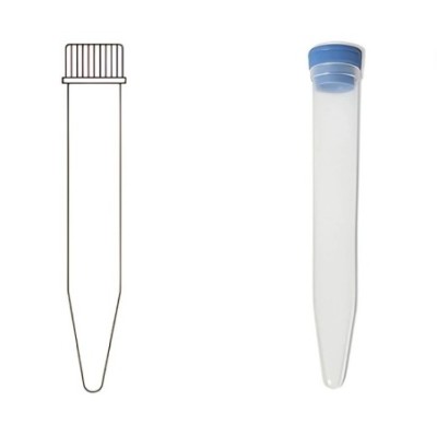 Centrifuge Tube With Screw Cap Plain for lab image-1