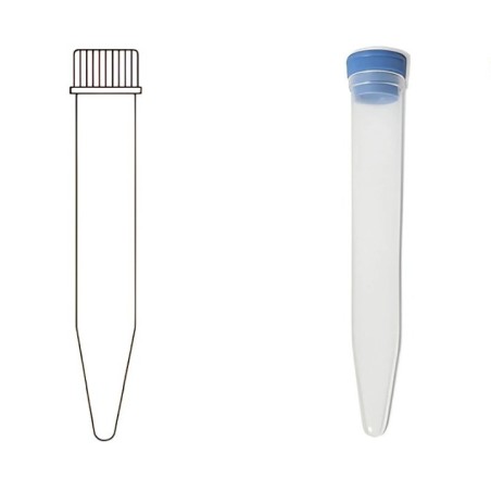 Centrifuge Tube With Screw Cap Plain for lab image-1