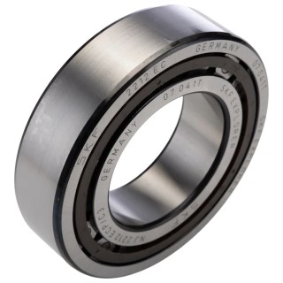 SKF Cylindrical Bore Single Row Roller Bearing 60 mm ID, 110 mm OD, 28 mm Width, Steel Rollers, Non-Metallic NJ 2212 ECP/C3