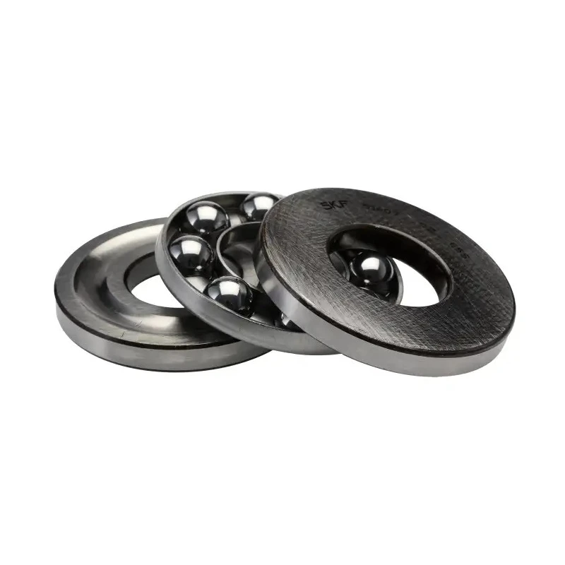SKF 1 Extra Light Thrust Ball Bearing 35 mm ID, 80 mm OD, 32 mm Width, Steel Balls, Sheet Metal Cage 51407