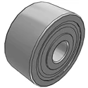 SKF Single Row Deep Groove Ball Bearing 55 mm Inside Diameter, 120 mm Outside Diameter, 43 mm Race Width, Sealed 62311-2RS1