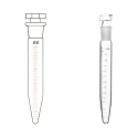 Centrifuge Tube Conical Bottom Graduated With Stopper Lab image-1