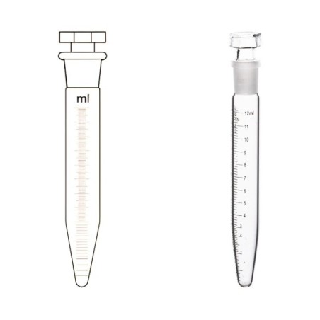 Centrifuge Tube Conical Bottom Graduated With Stopper Lab image-1