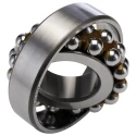 SKF Self-Aligning Double Row Ball Bearing, 40 mm ID, 90 mm OD, 23 mm Width, Non-Metallic Cage, Open End 1308 EKTN9/C3