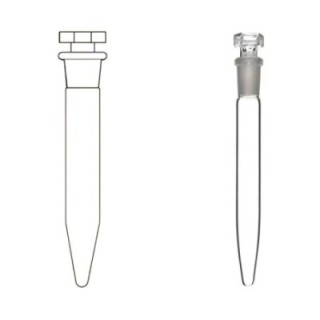 Centrifuge Tube Plain With Stopper Conical or Round Bottom Lab image-1