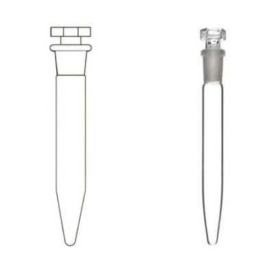 Centrifuge Tube Plain With Stopper Conical or Round Bottom Lab image-1