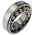 SKF 2 Row Self-Aligning Ball Bearing 50 mm Inside Diameter 90 mm Outside Diameter Open Type Cage 1210 EKTN9