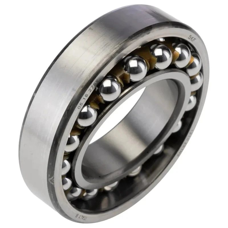SKF 2 Row Self-Aligning Ball Bearing 50 mm Inside Diameter 90 mm Outside Diameter Open Type Cage 1210 EKTN9