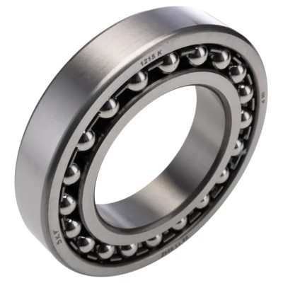 SKF Self-Aligning Double-Row Ball Bearing 75 mm ID, 130 mm OD, 25 mm Width, Tapered Bore, Sheet Metal Cage 1215 K