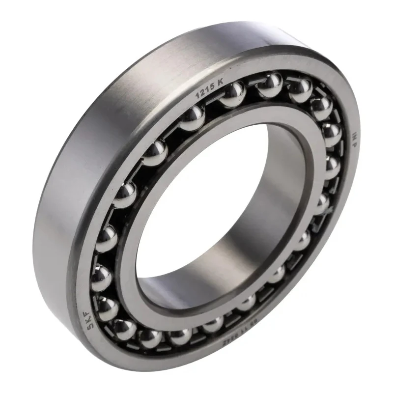SKF Self-Aligning Double-Row Ball Bearing 75 mm ID, 130 mm OD, 25 mm Width, Tapered Bore, Sheet Metal Cage 1215 K