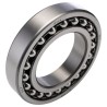 SKF Self-Aligning Double-Row Ball Bearing 75 mm ID, 130 mm OD, 25 mm Width, Tapered Bore, Sheet Metal Cage 1215 K