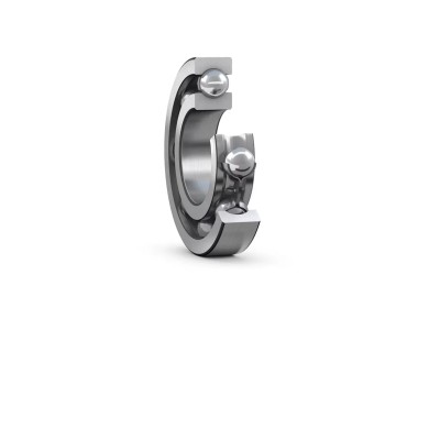 SKF Single Row Deep Groove Ball Bearing, 100 mm ID, 150 mm OD, 16 mm Width, Steel Balls, Sheet Metal Cage 16020