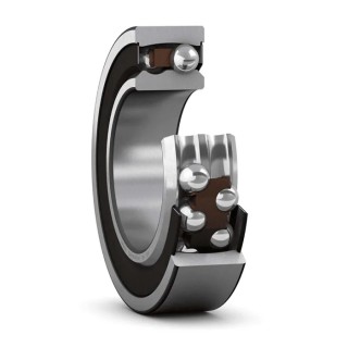 SKF Self-Aligning Ball Bearing 45 mm ID 85 mm OD 2 Row Sealed Cage Non-Metallic Bore Tapered 2209 E-2RS1KTN9
