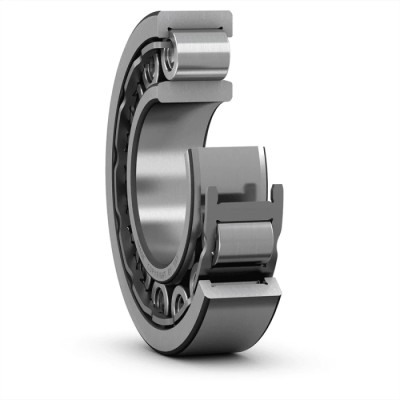 SKF Cylindrical Roller Bearing, Taper Bore, 95 mm ID, 170 mm OD, 43 mm Width, Open End, Steel Cage NU 2219 ECJ/C3