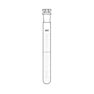 Test Tubes Graduated With Interchangeable Stopper for lab image-1