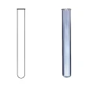 Test Tubes Boro 3.3 Glass Round Bottom With Rim Plain for Lab image-1
