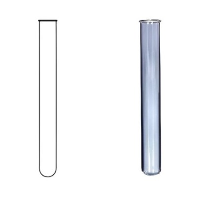 Test Tubes Boro 3.3 Glass Round Bottom With Rim Plain for Lab image-1