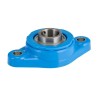 SKF 2 Hole Bearing Unit Stainless Steel, 25 mm ID, Length 171.5 mm, Width 38.8 mm, Depth 101.6 mm, Model F2BC 25M-TPSS